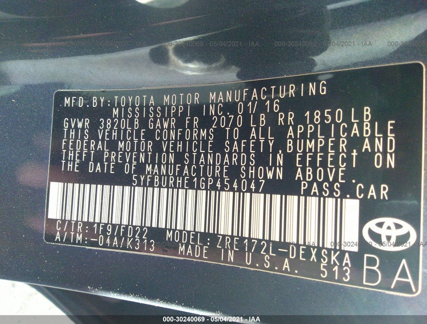 5YFBURHE1GP454047