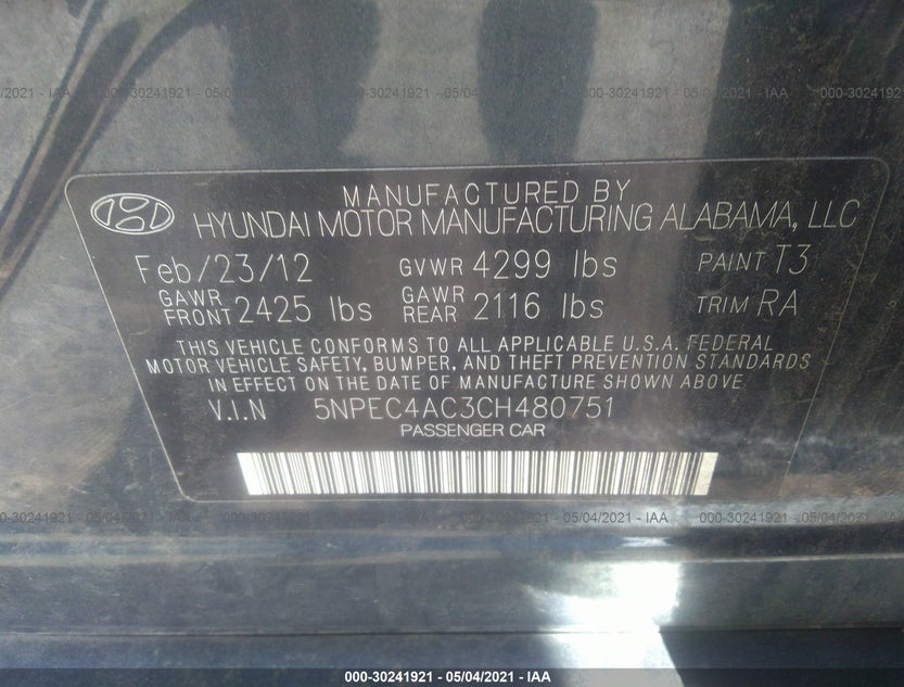 5NPEC4AC3CH480751