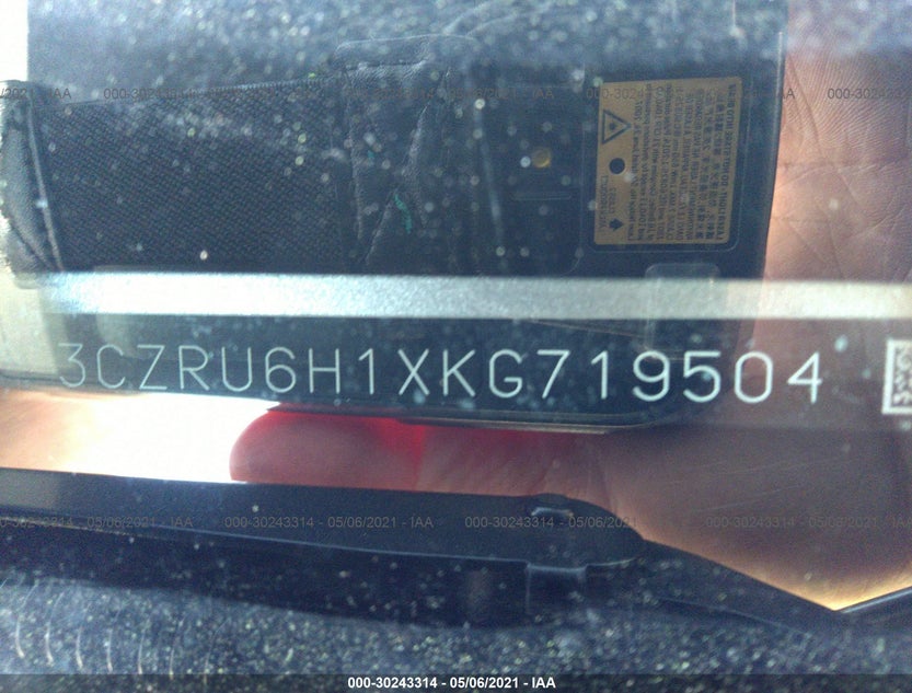 3CZRU6H1XKG719504