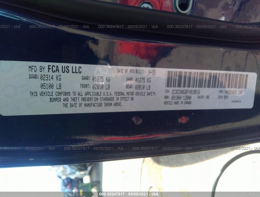 2C3CDXBG8FH918916