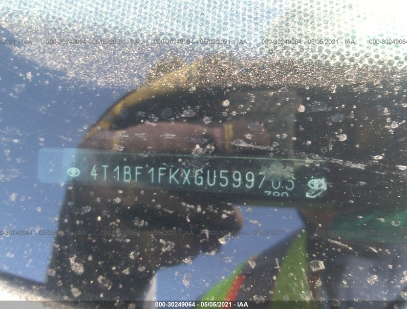4T1BF1FKXGU599705
