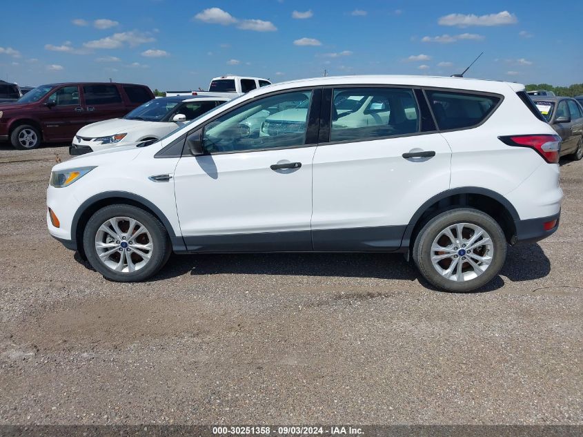 2017 Ford Escape S VIN: 1FMCU0F78HUE16657 Lot: 30251358