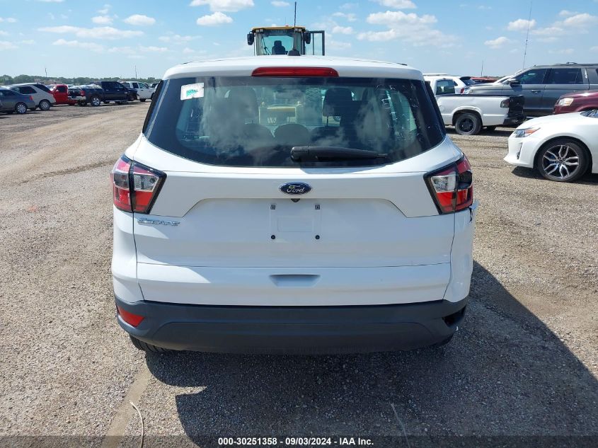 2017 Ford Escape S VIN: 1FMCU0F78HUE16657 Lot: 30251358