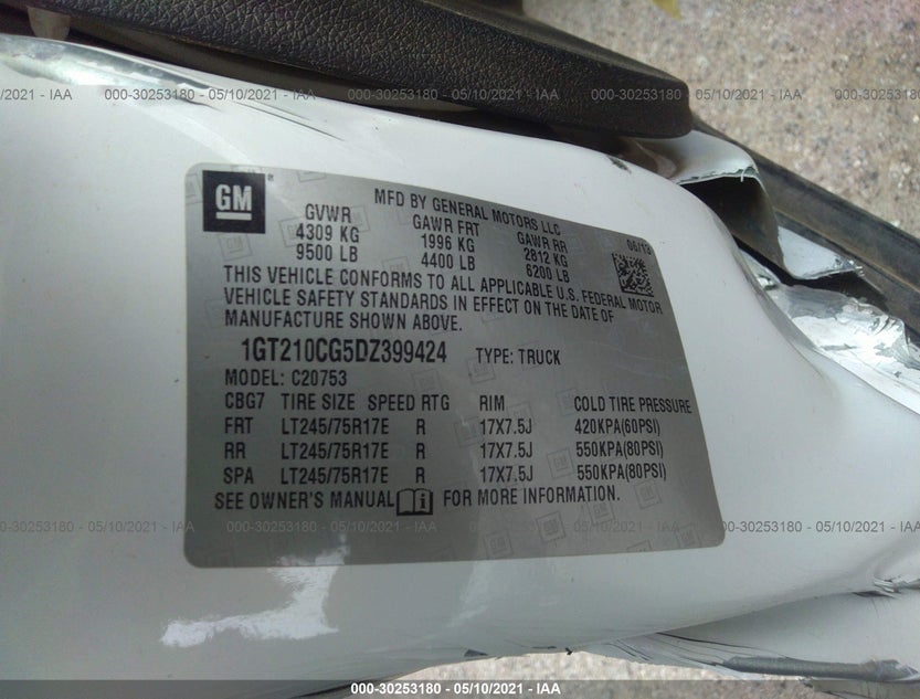 1GT210CG5DZ399424