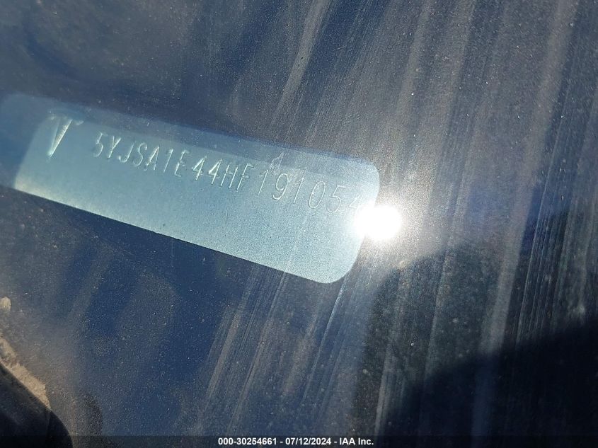 2017 Tesla Model S VIN: 5YJSA1E44HF191054 Lot: 30254661