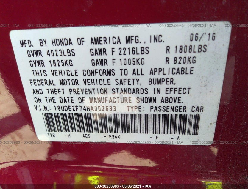 19UDE2F74HA002683