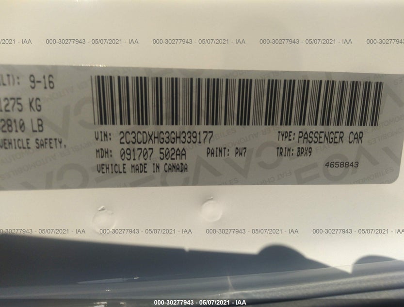 2C3CDXHG3GH339177
