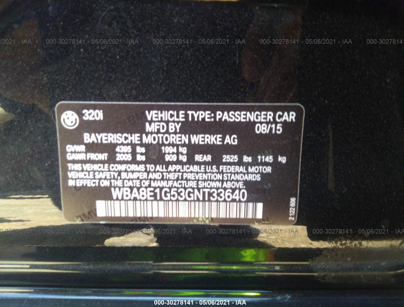 WBA8E1G53GNT33640