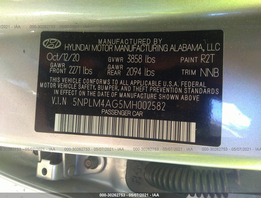 5NPLM4AG5MH002582