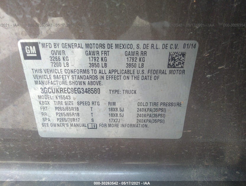 3GCUKREC9EG348580