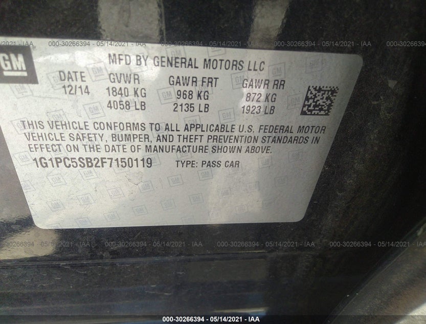 1G1PC5SB2F7150119