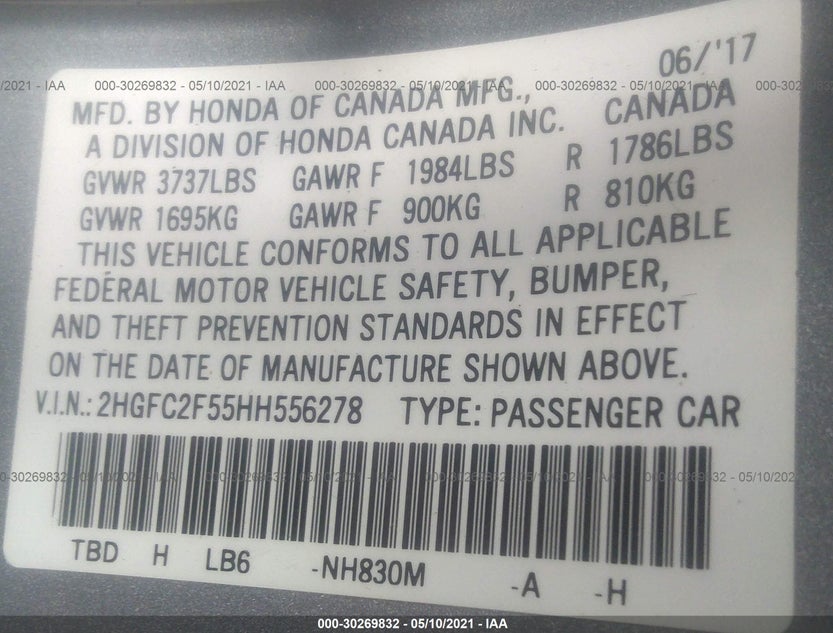 2HGFC2F55HH556278