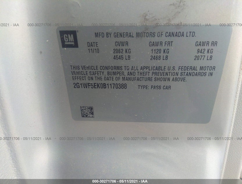 2G1WF5EK0B1170388