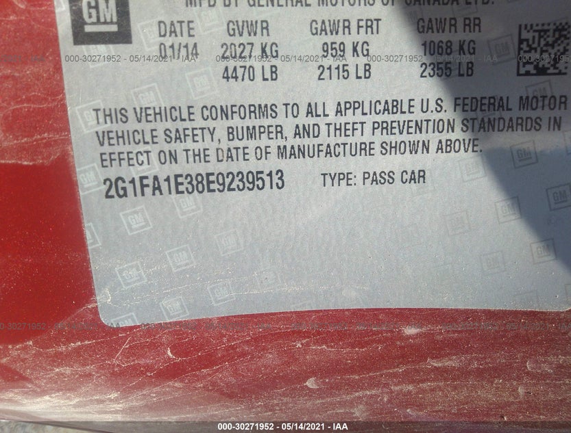 2G1FA1E38E9239513