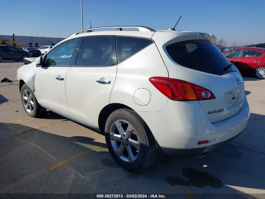 2010 Nissan Murano Sl VIN: JN8AZ1MW5AW127604 Lot: 30272813