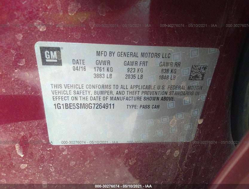 1G1BE5SM8G7264911