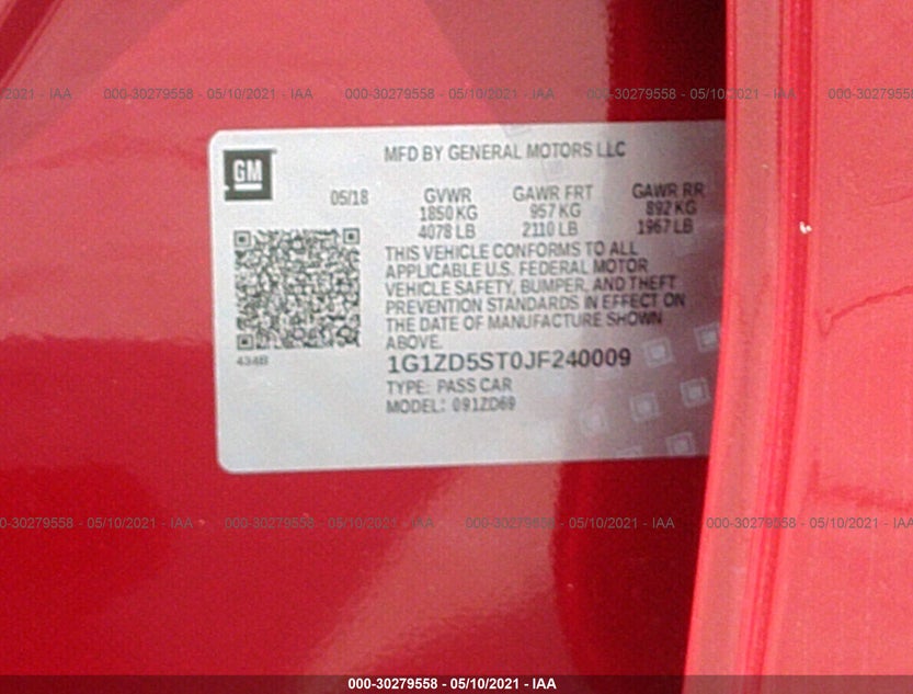 1G1ZD5ST0JF240009