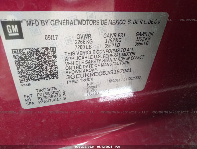 3GCUKREC5JG167941