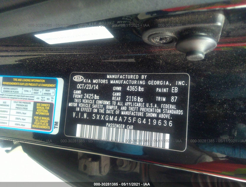 5XXGM4A75FG419636