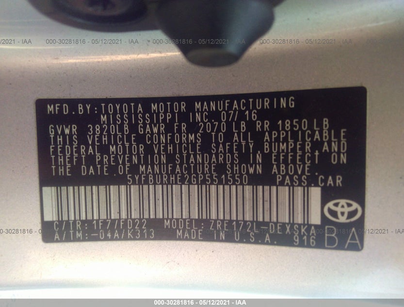 5YFBURHE2GP551550