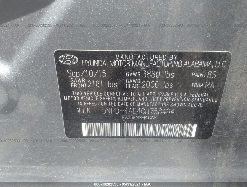 5NPDH4AE4GH758464