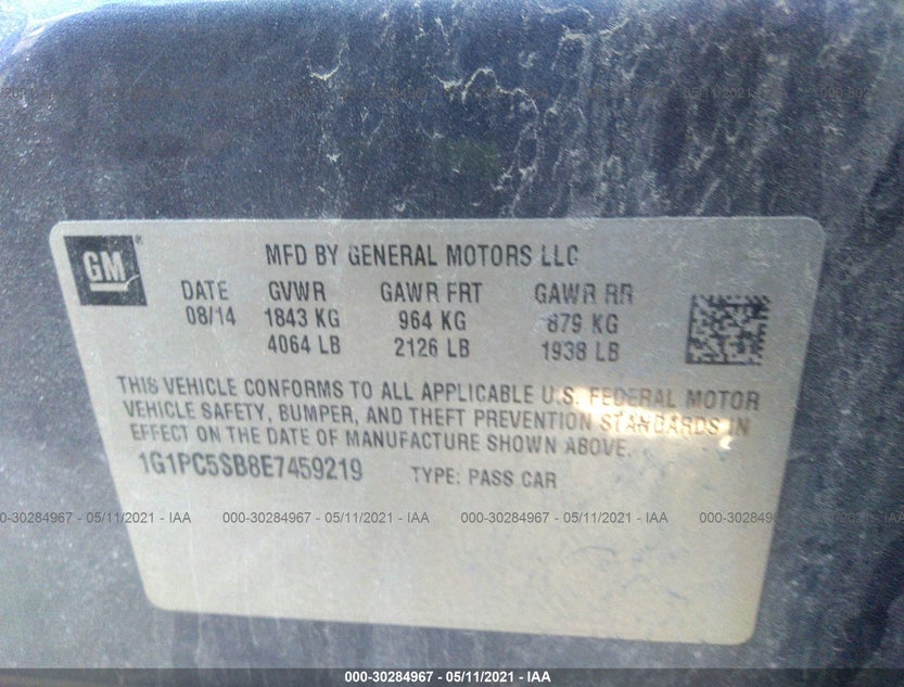 1G1PC5SB8E7459219