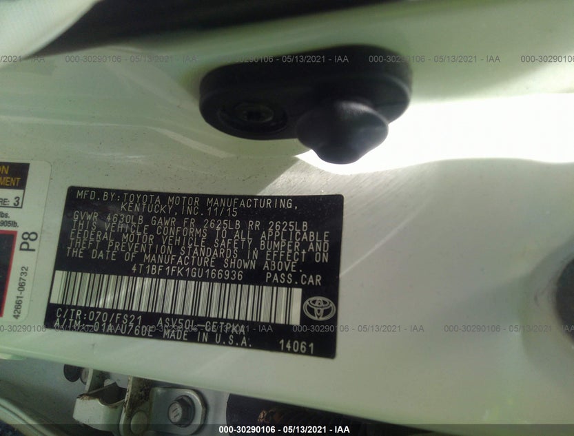 4T1BF1FK1GU166936
