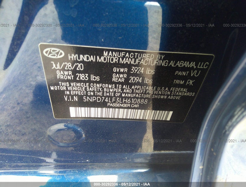 5NPD74LF3LH610888