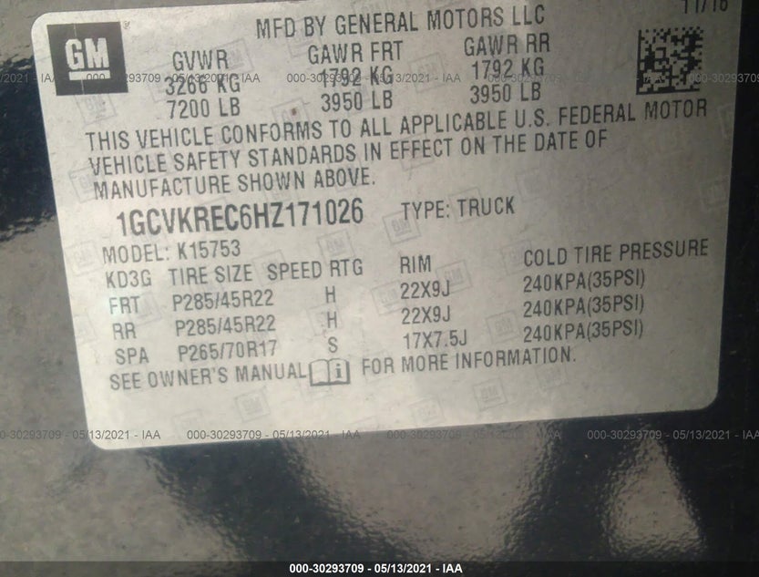 1GCVKREC6HZ171026