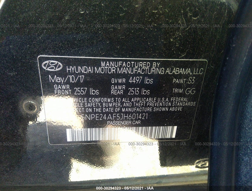 5NPE24AF5JH601421