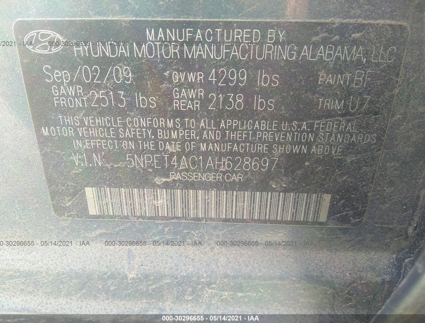 5NPET4AC1AH628697