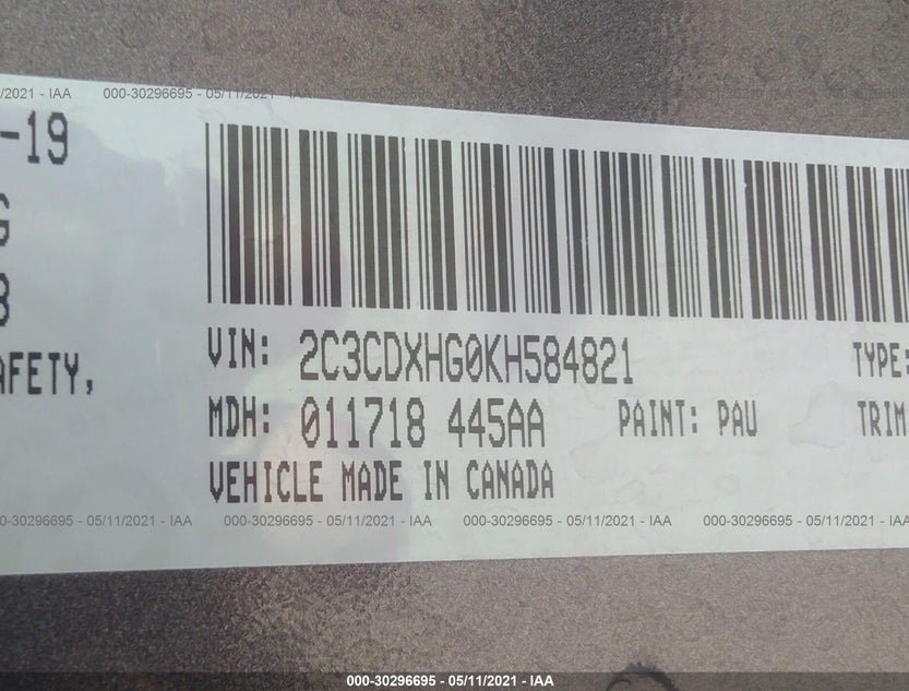2C3CDXHG0KH584821