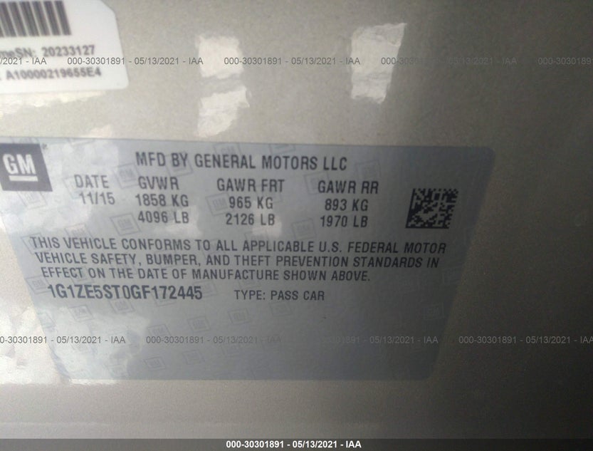 1G1ZE5ST0GF172445