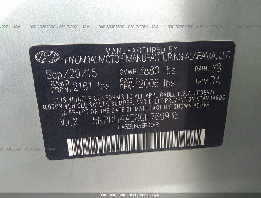 5NPDH4AE8GH769936