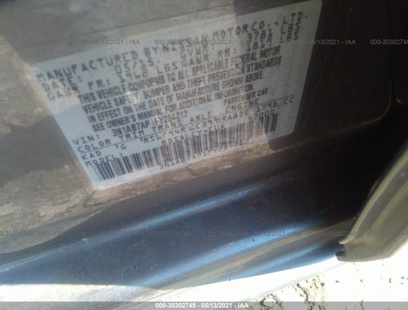 3N1AB7AP1FY284212