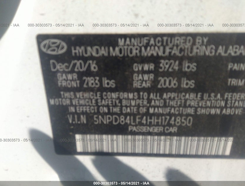 5NPD84LF4HH174850