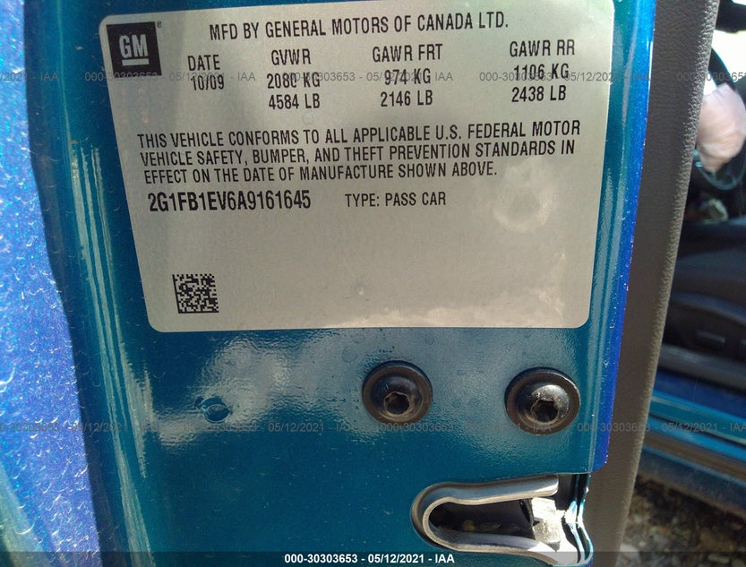 2G1FB1EV6A9161645