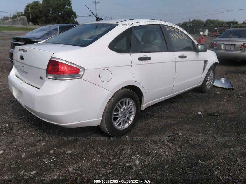 2008 Ford Focus Se/Ses VIN: 1FAHP35N38W185728 Lot: 30322365