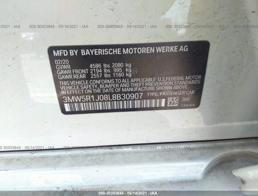 3MW5R1J08L8B30907