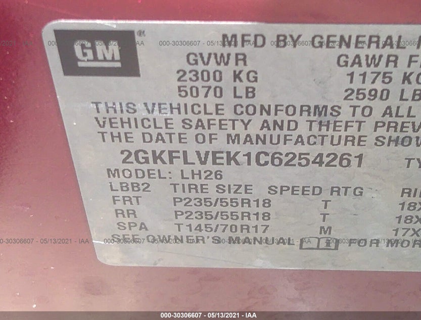 2GKFLVEK1C6254261