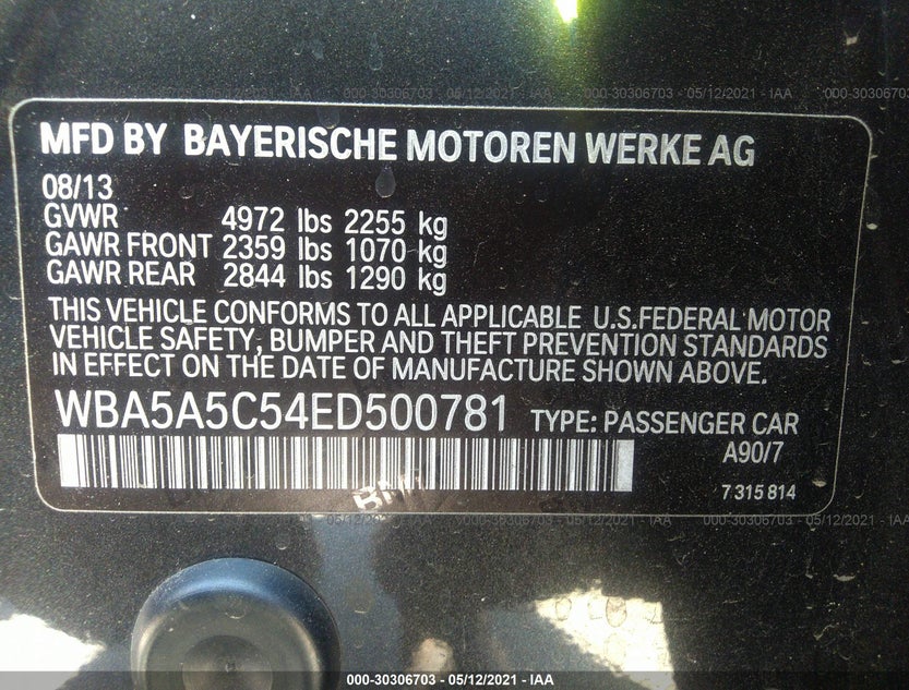 WBA5A5C54ED500781