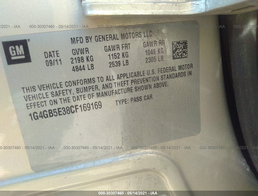 1G4GB5E38CF169169