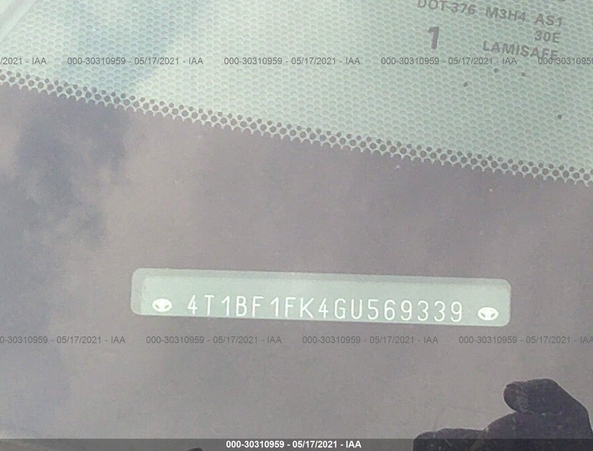 4T1BF1FK4GU569339