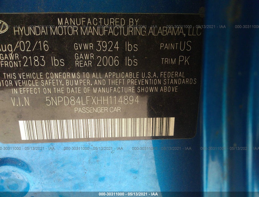 5NPD84LFXHH114894