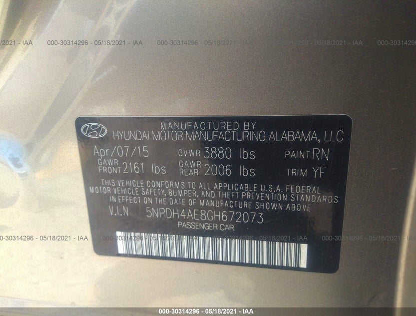 5NPDH4AE8GH672073