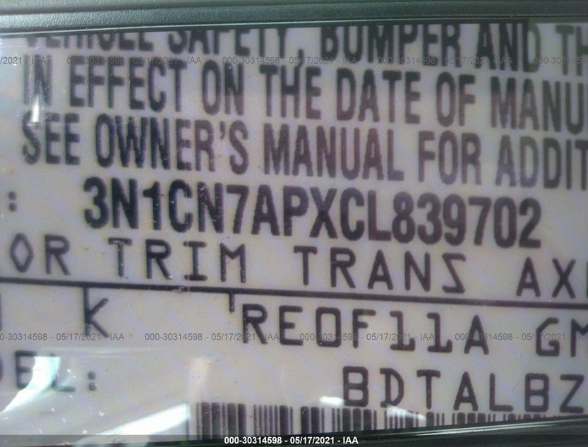 3N1CN7APXCL839702