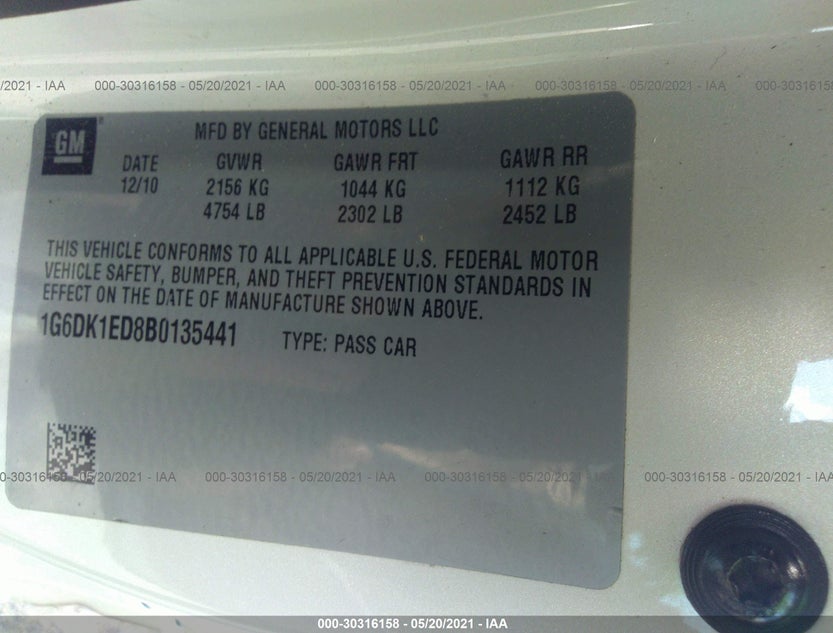 1G6DK1ED8B0135441