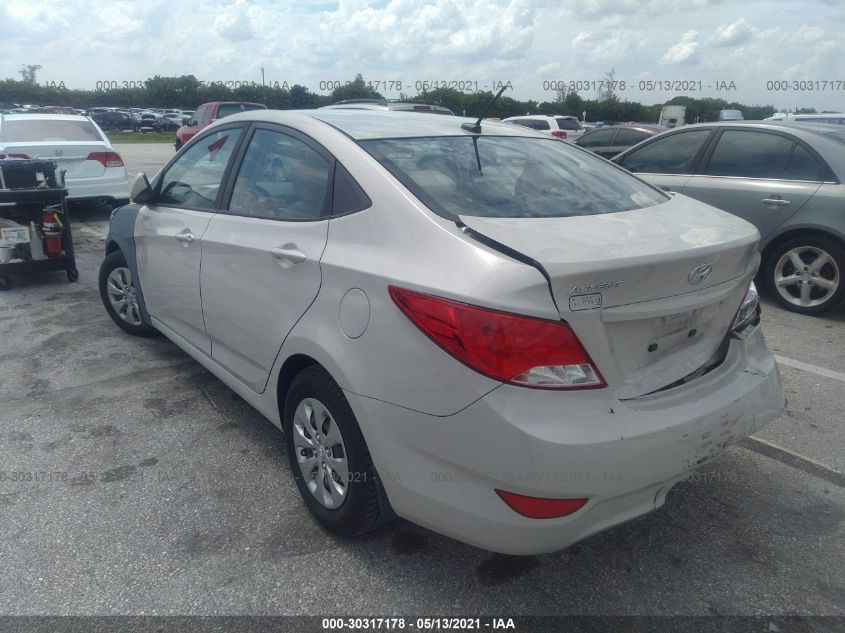 2016 Hyundai Accent Se VIN: KMHCT4AE3GU137129 Lot: 30317178