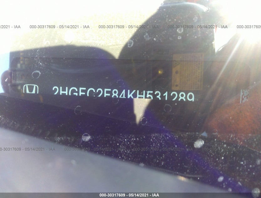 2HGFC2F84KH531289