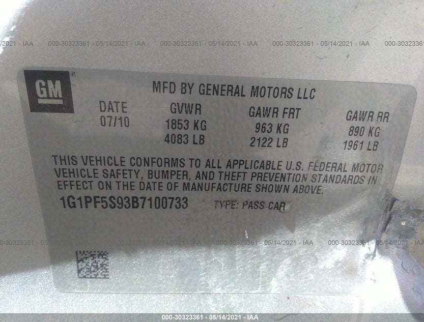 1G1PF5S93B7100733